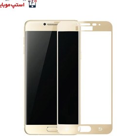 تصویر گلس سامسونگ SAMSUNG GALAXY C7 مدل شیشه ای فول تمام صفحه 