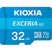 تصویر کارت حافظه microSDHC کیوکسیا مدل EXCERIA G2 کلاس 10 استاندارد UHS-I سرعت 100MBps ظرفیت 32 گیگابایت Kioxia EXCERIA microSDHC V30 UHS-I 100MBps - 32GB