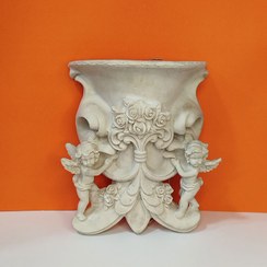 تصویر آباژور پلی‌استر خام طرح فرشته جفت 