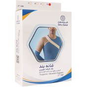 تصویر شانه بند یک طرفه طب و صنعت کد ۳۷۱۰۰ - سایز: بزرگ(L) Teb & Sanat Elastic Shoulder Support Code 37100