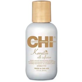 تصویر سرم مو کراتینه اینفیوژن سیلک ۱۵ میل Chi Chi Keratin Silk Infusion 15ml