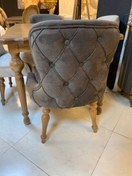 تصویر صندلی چستر ۴ نفره | نشیمن راحت و لمسه‌دوزی | پایه محکم | برای انتخاب رنگ چوب وپارچه کارشناسان ما باشما تماس میگیرند - به هر تعداد قابل انجام است Furniture Manufacturer in Tehran