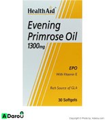 تصویر کپسول ژلاتینی عصاره گل مغربی هلث اید ا Health Aid Evening Primrose Softgels Health Aid Evening Primrose Softgels