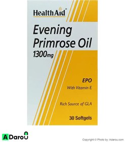 تصویر کپسول ژلاتینی عصاره گل مغربی هلث اید ا Health Aid Evening Primrose Softgels Health Aid Evening Primrose Softgels