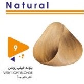 تصویر رنگ مو طبیعی بلوند خیلی روشن ویتامول شماره ۹ | Vitamol Natural Very Light Blonde Herbal Hair Color No9 