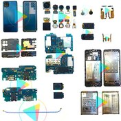 تصویر قطعات موبایل A12 استوک روکاری (از روی گوشی باز شده) - Samsung A12 
