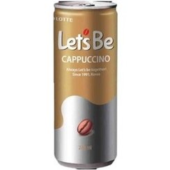 تصویر آیس کافی (قهوه سرد) قوطی کاپوچینو 240ml لتس بی/Lets Be ice coffee, cappacino