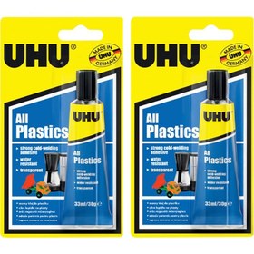 تصویر چسب اوهو مخصوص پلاستیک UHU ALL PLASTICS 33ml UHU ALL PLASTICS 33ml