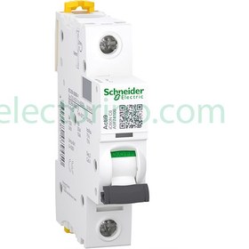 تصویر مینیاتوری تک فاز با جریان نامی6 آمپر 1P-6مدل A9K24106 برند Schneider Electric 