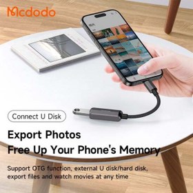 تصویر تبدیل OTG تایپ سی به USB3.0 مک دودو Mcdodo CA-2830 