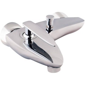 تصویر شیر حمام تایتان کروم راشین Taitan Chrome Bath