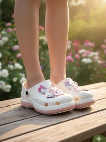 تصویر کراکس زنانه کرومی CHROME صورتی کفی EVA 