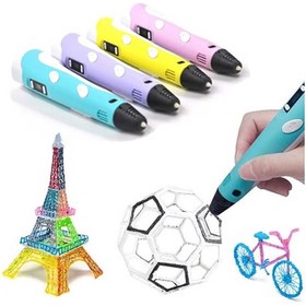 تصویر قلم طراحی سه بعدی مدل Banoomod 3D Printing drawing Pen ZD-PEN2 