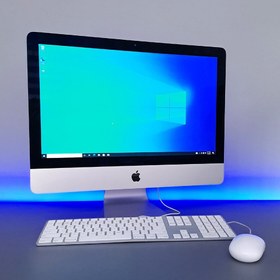 تصویر کامپیوتر کامل اپل Imac A1418 (Slim-2014) با پردازنده i5+512SSD + موس و کیبورد 