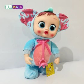 تصویر عروسک دختر موزیکال کرای‌بیبی آبی مدل لالا 30 سانتیمتر Musical Blue Cry Babies Magic Tears Doll LALA Model – 30 cm