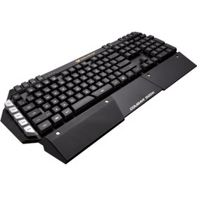 تصویر کیبورد مخصوص بازی کوگر مدل 500K با حروف فارسی Cougar 500K Gaming Keyboard With Persian Letters