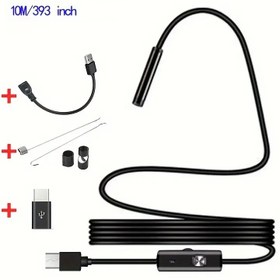 تصویر دوربین آندوسکوپی اندروید با کابل سخت و نرم 