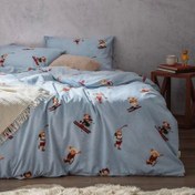 تصویر سرویس روتختی چهارفصل مادام کوکو مدل Fabienne Flannel تک نفره 3 تکه 