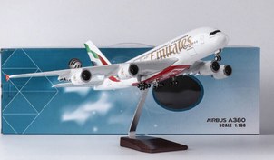 تصویر ماکت هواپیما ایرباس 380 امارات | Airplane Model 1:160 Airbus A380 Emirates 