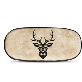 تصویر طرح گوزن کد637 برای چشم بند خواب کورال Deer Design for Coral637 Sleep Mask