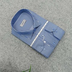 تصویر پیراهن طرحدار مردانه قواره ازاد ( قواره کلاسیک ) _ استین بلند 