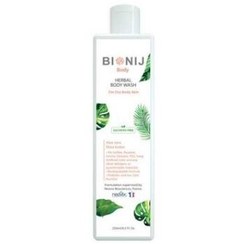 تصویر شامپو بدن بیونیج مدل Dry Skin حجم 250 میلی لیتر BIONIJ HERBAL BODY WASH DRY SKIN