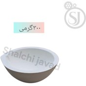 تصویر بوته چینی درجه یک زرگری300 گرمی| بوته ذوب طلا و نقره با کیفیت عالی 