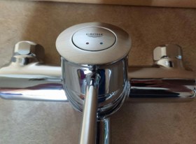 تصویر شیر حمام روکار گروهه GROHE مدل Bauclassic کد 32865000 GROHE BAUCLASSIC SINGLE LEVER BATH MIXER