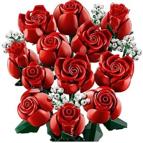 تصویر لگو دسته گل رز ۸۲۲ تکه مدل ۱۰۳۲۸ 