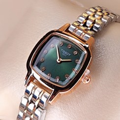 تصویر ساعت زنانه تیسوت Tissot موتور ژاپن ضدآب - صفحه مشکی Tissot