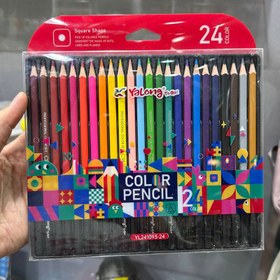 تصویر مداد رنگی مدل Color Pencils (4 ظلعی) 