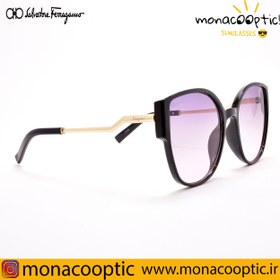 تصویر عینک فراگامو کد 3188 مشکی- لنز چند رنگ 