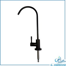 تصویر شیر برداشت تصفیه آب خانگی مشکی اهرمی 