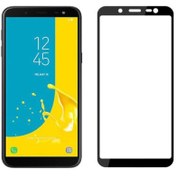 تصویر گلس و محافظ صفحه نمایش Full 3D مناسب برای گوشی سامسونگ J6 3D Full Cover Glass Screen Protector For J6