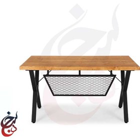 تصویر میز پایه فلزی طرح آندیا مدل de-1026 