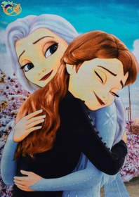 تصویر Afrand machine carpet kid Elsa and Anna design, code 169 