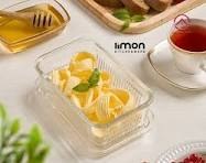 تصویر ظرف کره پنیر لیمون مدل 2259| Lemon cheese butter dish 2259 