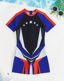 تصویر مایو یکسره پسرانه با کیفیت و شیک اورجینال برند shein مناسب ۶تا ۷سال 