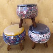 تصویر پاف مراکشی باکس دار بزرگ 