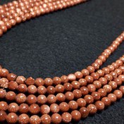 تصویر سنگ دلربا قهوه ای سایز ۶ ریسه کیفیت درجه یک 