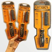 تصویر ست پیچ گوشتی دینگی مدل 68010 مجموعه ۱۱ پارچه 