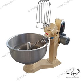 تصویر خمیرگیر 90 کیلویی پارو استیل ا 90 kg stainless steel dough mixer 90 kg stainless steel dough mixer