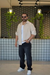 تصویر پیراهن کبریتی برند 2512 مناسب پاییز - کرم / L 