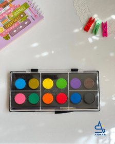 تصویر آبرنگ ۱۲ رنگ آریـا 