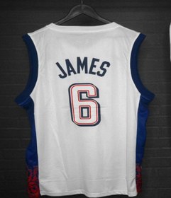 تصویر جرزی تیم ملی آمیرکا ــ لبران جیمز 