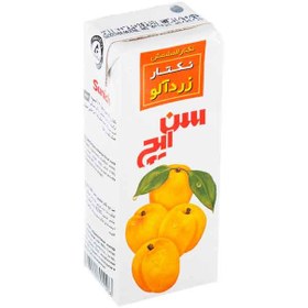 تصویر آب میوه سن ایچ طعم زردآلو حجم 200 میلی لیتر 