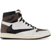 تصویر کتانی زنانه تراویس اسکات ساقدار با رویه چرم مصنوعی 