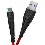 تصویر کابل تبدیل USB به Type-C تسکو مدل TCC 351 طول 1 متر TSCO TCC 351 USB To Type-C 1M