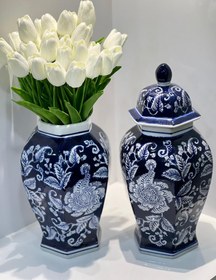 تصویر جار قلم آبی چینی 