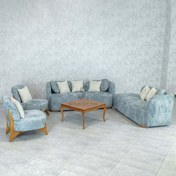 تصویر نیم‌ ست مبلمان پانزی | برند سترا 